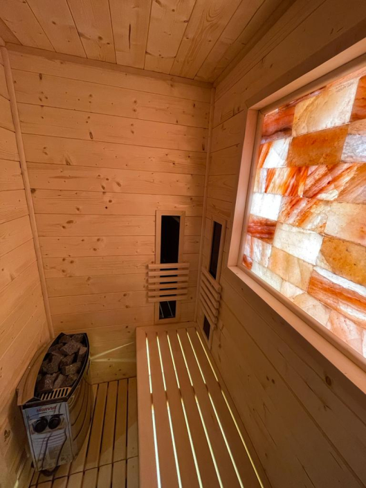 Spruce and American Basswood Sauna