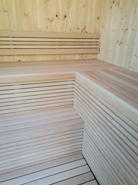 Spruce and And American Basswood Sauna